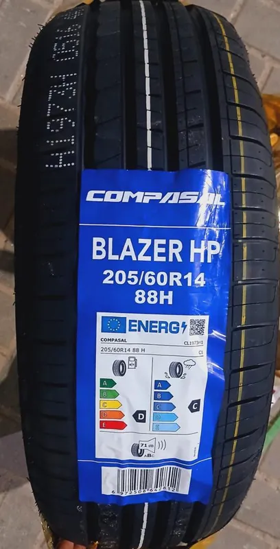 لاستیک کامپاسال مدل BLAZERHP سایز 205.60.14 نو پژو 106 ، 405 ، پارس gallery1
